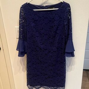 Jessica Howard Royal Blue Lace Dress